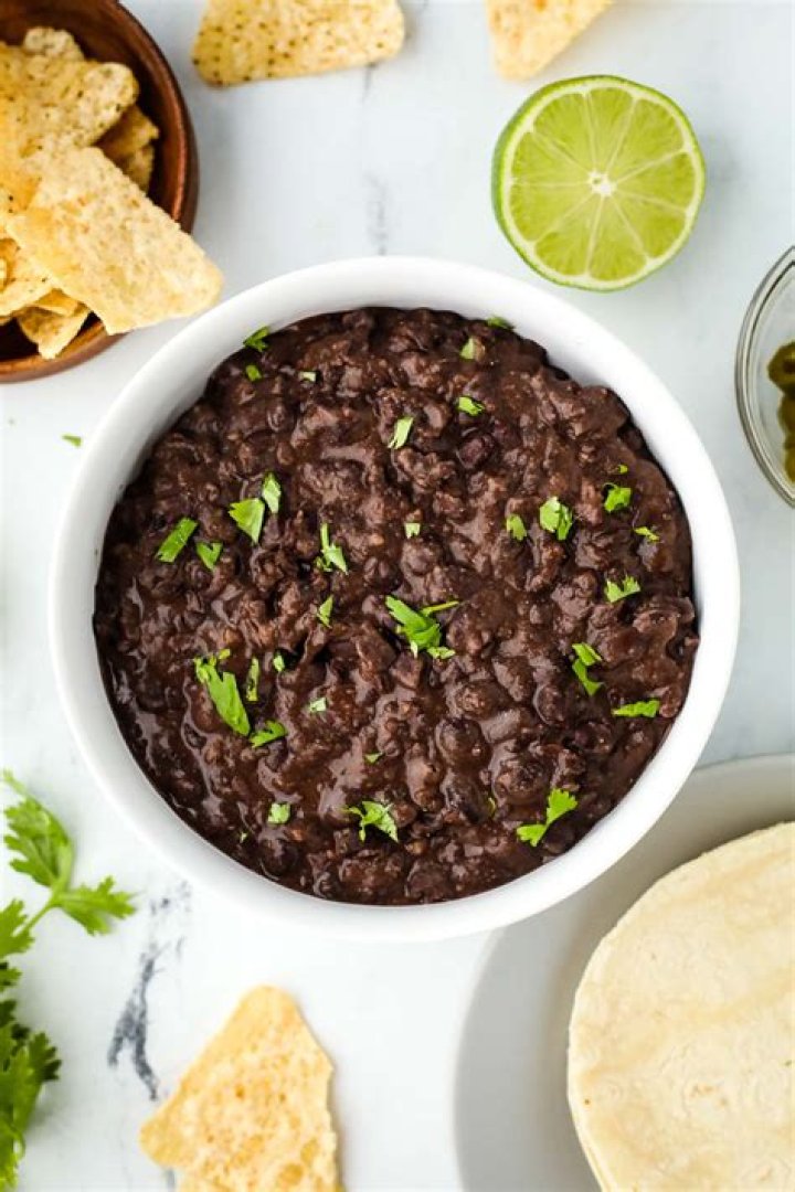 Are black beans the same as refried beans?