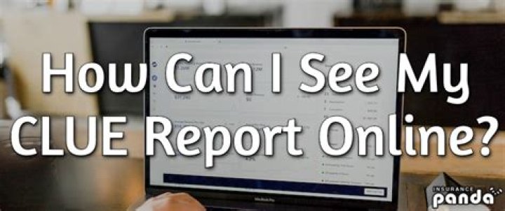 Can I view my CLUE report online?