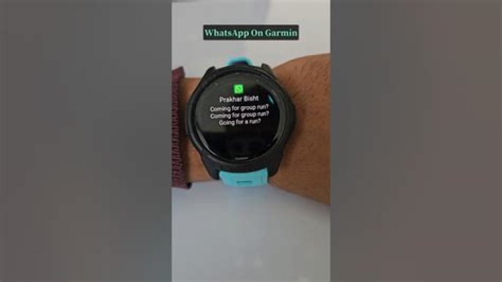 Can you get text messages on a Garmin watch?