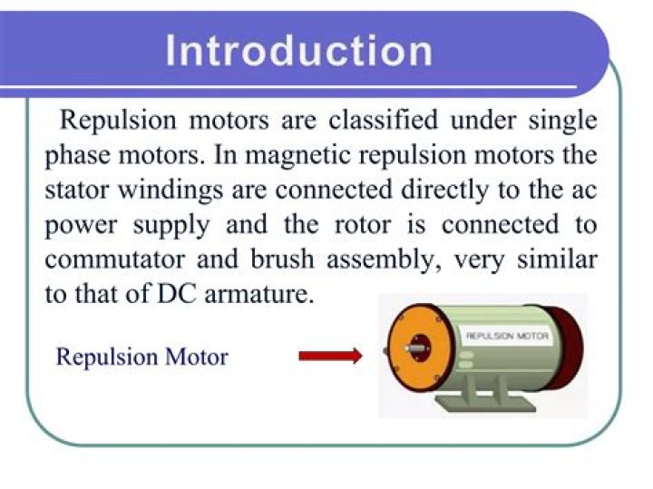 Does a repulsion motor have a commutator?