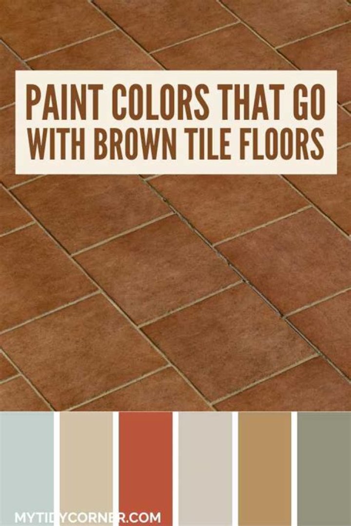 Does gray go with brown tile?