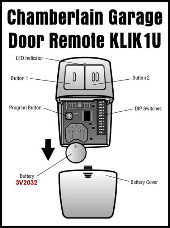 How do you program a Chamberlain KLIK1U?