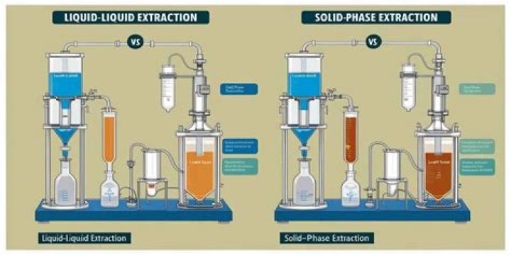 How does a solid phase extraction column work?