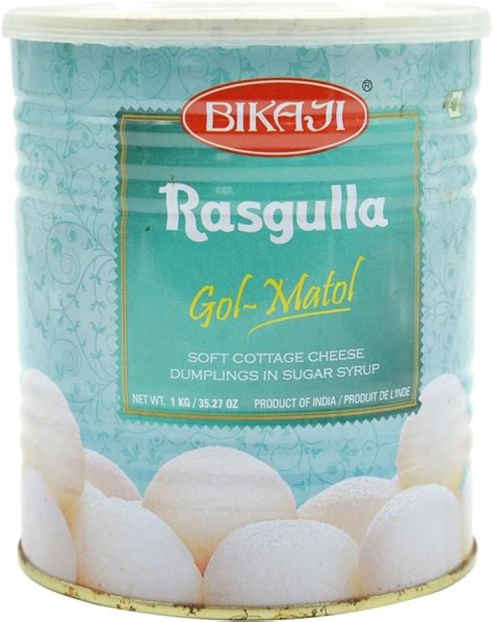 How many Rasgulla in 1 KG of Bikaji?