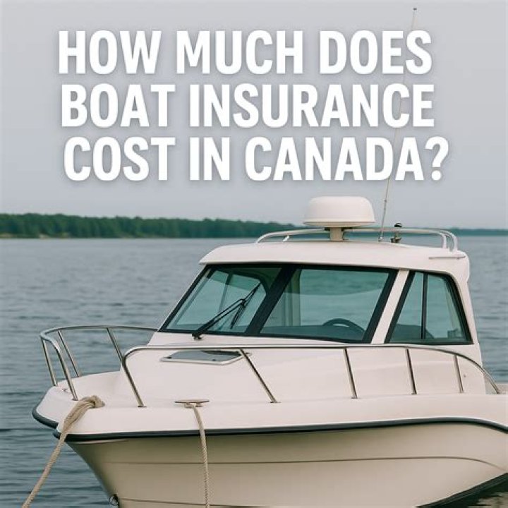 How much does boat insurance cost in Canada?