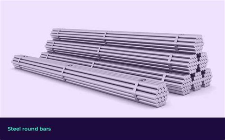 What are steel round bars used for?