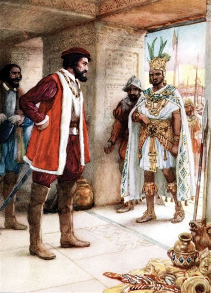 What does Cortes do to the Montezuma?
