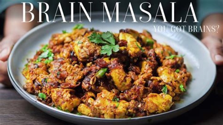 What is brain masala made of?