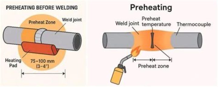 What is preheat in welding?