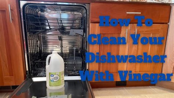 What is the best way to clean the inside of a dishwasher?
