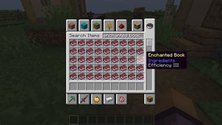 What is the Minecraft ID for enchantment book?