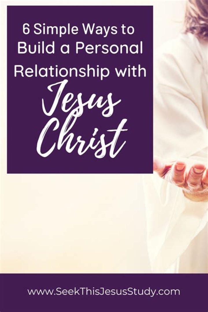 What is your personal relationship with Jesus Christ?