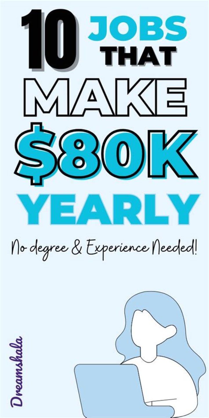 What kind of jobs make 80k a year?