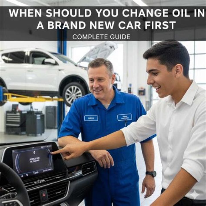 When should the first oil change be on a new Honda Civic?