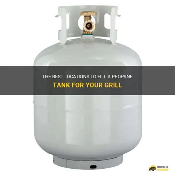 Where can I fill up my grill propane tank?
