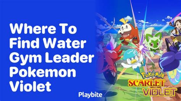 Where is the water gym leader in Pokemon Platinum?